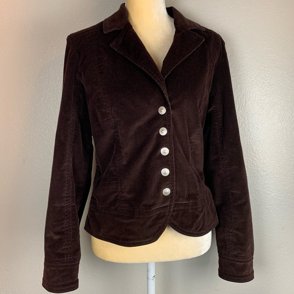 Live A Little Chocolate Cotton Jacket M